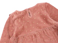 Name It light mahogany prikket glitter kjole